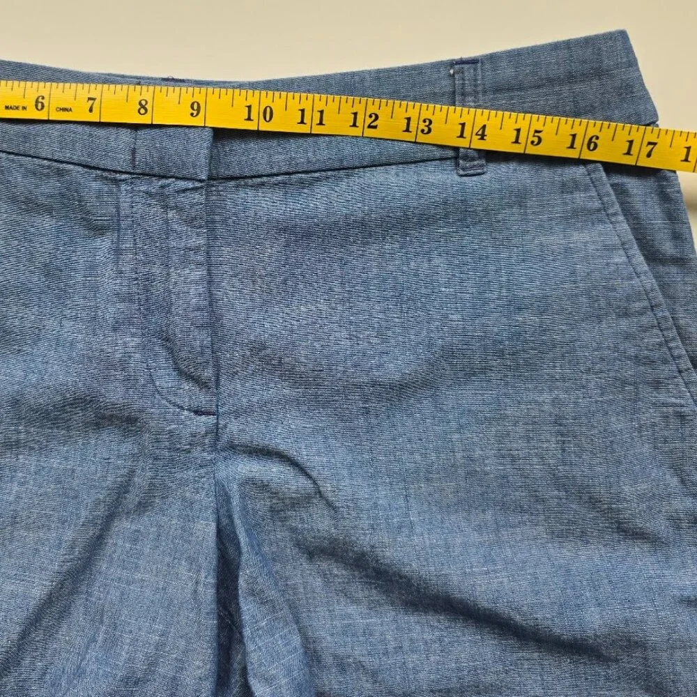 J.Crew Classic Chambray Shorts – Size 10 - Picture 6 of 8